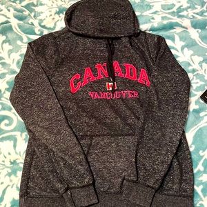 Gray/black Canada hoodie